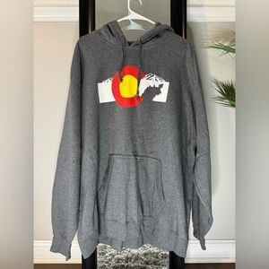 Gray Colorado Graphic Hoodie